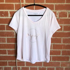 Danskin pale pink super soft dance t-shirt size XL